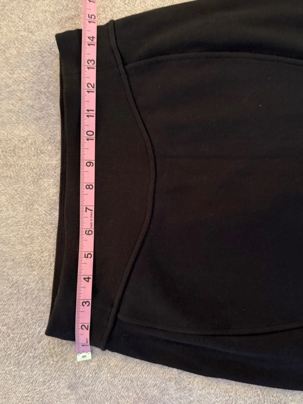 lululemon athletica Black High-Rise Mini Skirt
